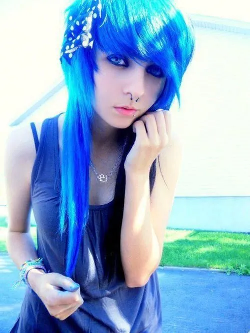 Te dejarías el pelo azul? | cabello | Pinterest