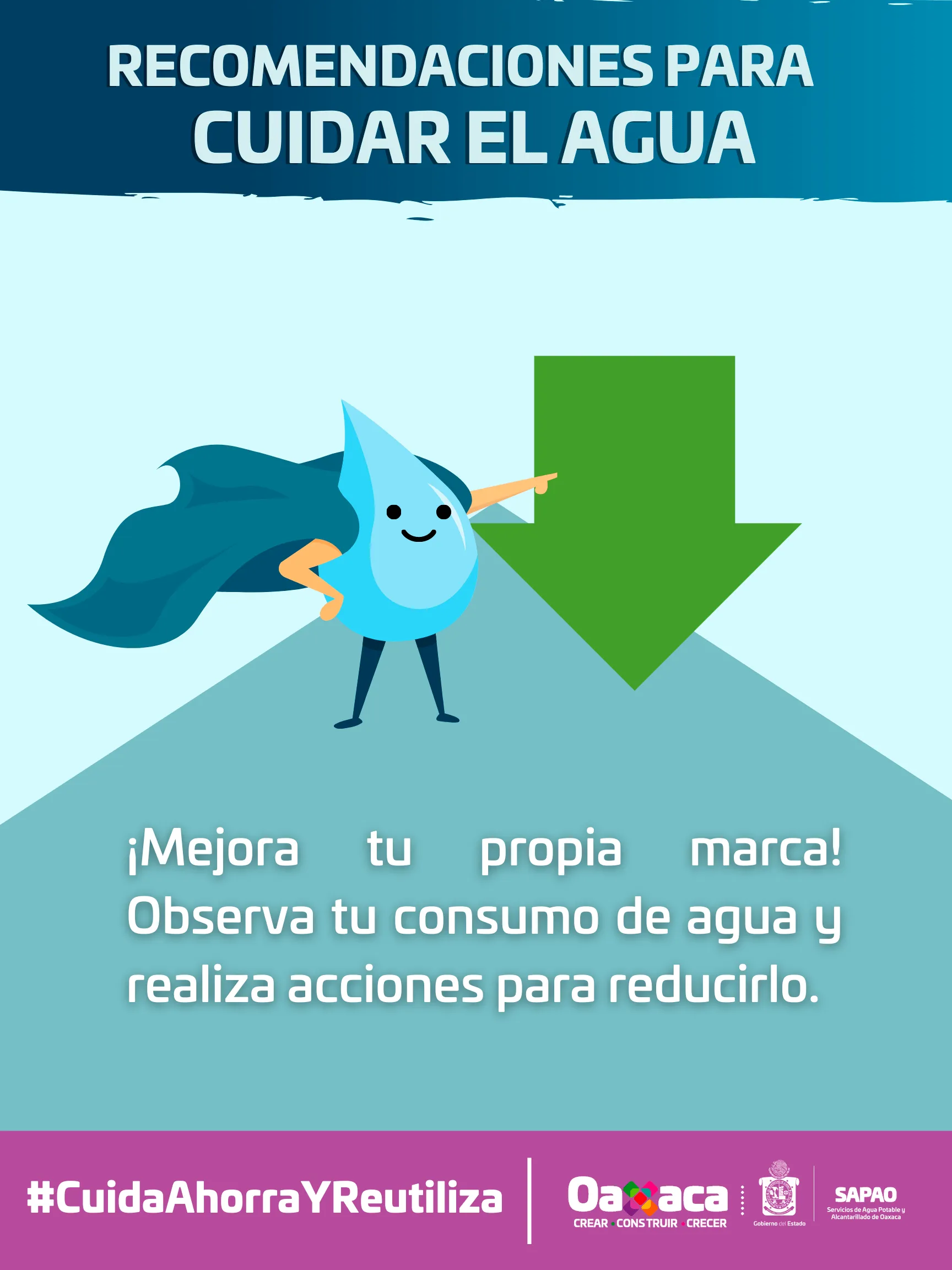 Emite SAPAO recomendaciones para hacer uso eficiente del agua potable -  Panorama del Pacifico