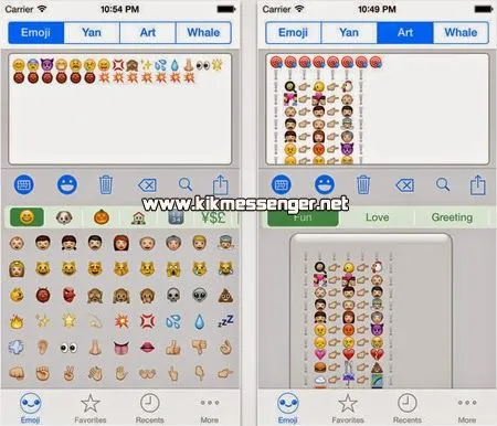 Emoticones y caritas con Emoji Free Emoticon for Kik ~ Kik Messenger