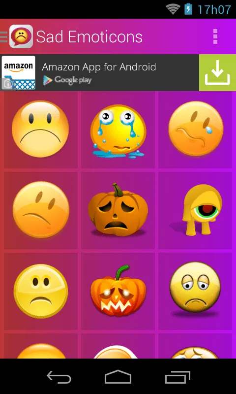 Emoticones Tristes - Aplicaciones Android en Google Play