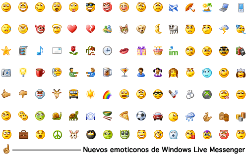 Los nuevos emoticones de Windows Live Messenger | juegos, ipad ...