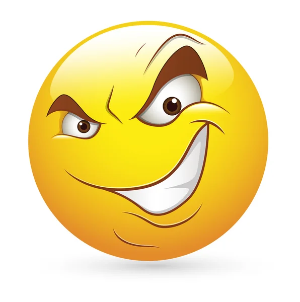 emoticonos sonriente cara vector - expresión malvada astucia ... emoticonos sonriente cara vector - expresión malvada astucia ...