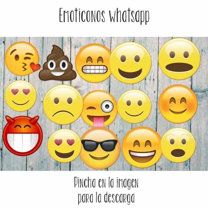 Emoticonos Whatsapp para imprimir gratis! #emoticonos #photocall ...