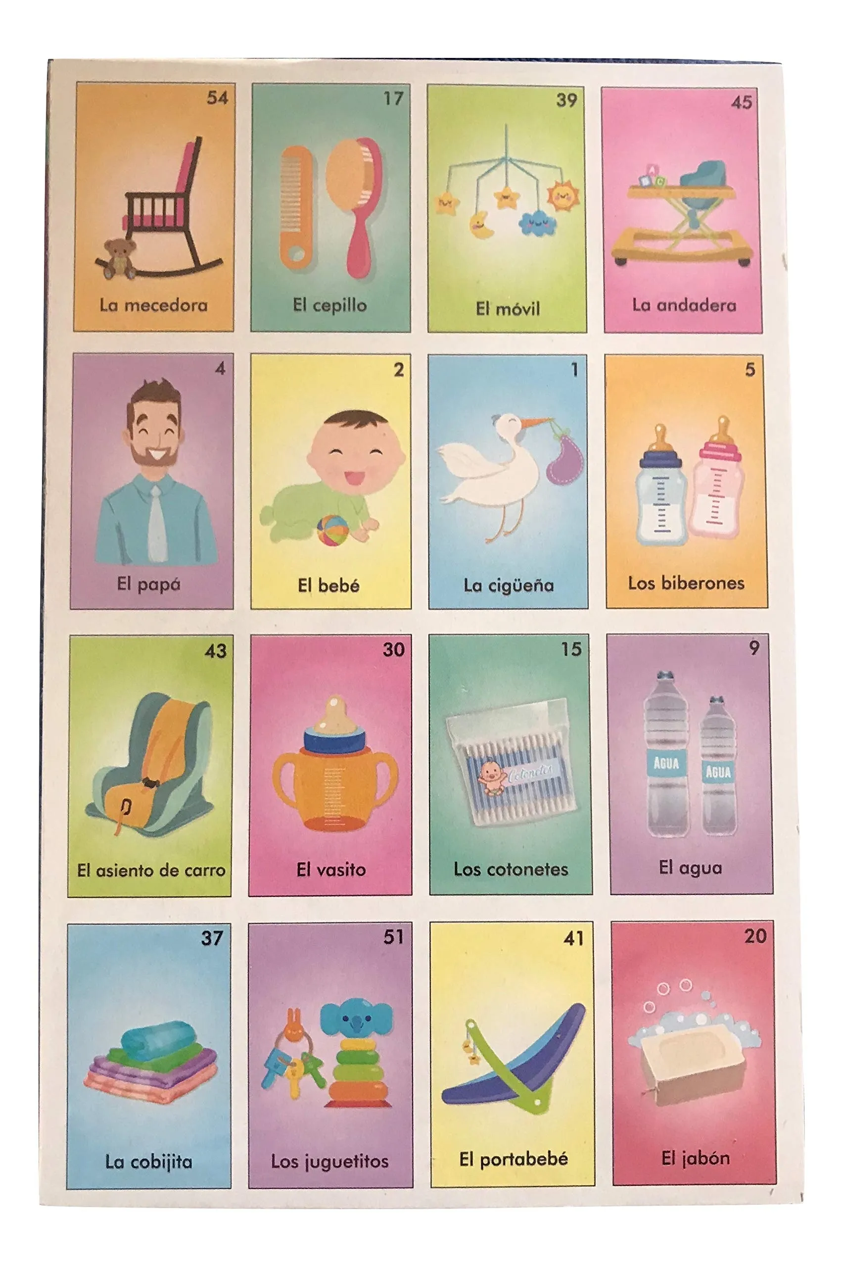 Emporion Loteria Mexicana Bingo para Baby Shower o Despedida de Soltera en español, Juego de 10 Tablas y 54 Tarjetas : Amazon.com.mx: Juguetes y Juegos Emporion Loteria Mexicana Bingo para Baby Shower o Despedida de Soltera en español, Juego de 10 Tablas y 54 Tarjetas : Amazon.com.mx: Juguetes y Juegos