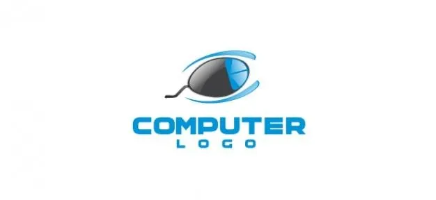 empresa de informática logo vector plantilla | Descargar PSD gratis