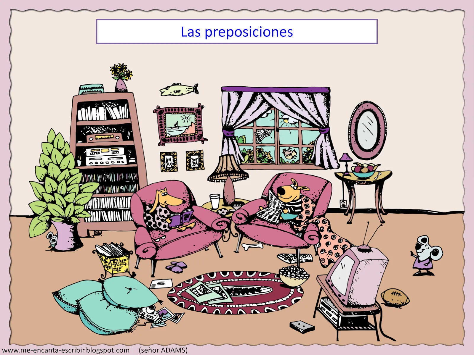 Me encanta escribir en español: Las preposiciones de lugar en la ...