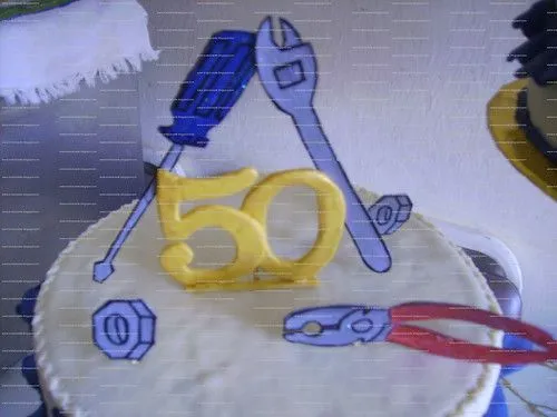 Endulzarte ♥☺: ☺ Torta para 50 años - 50's Birthday cake man ☺