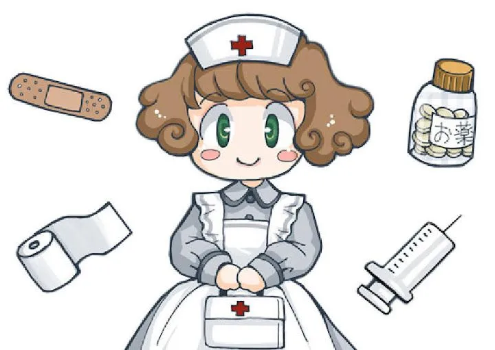Una enfermera en dibujo - Imagui