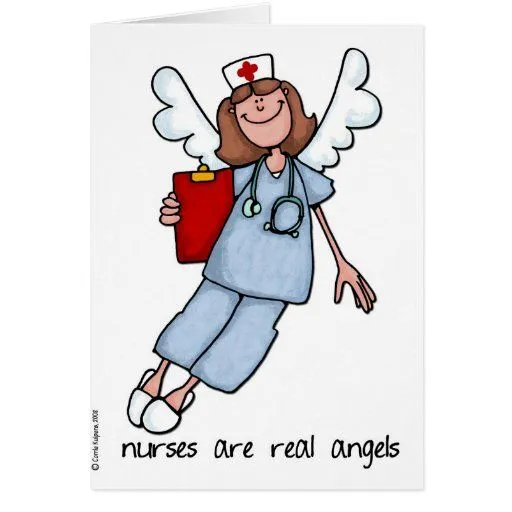 las enfermeras son ángeles reales tarjeta de felicitación | Zazzle
