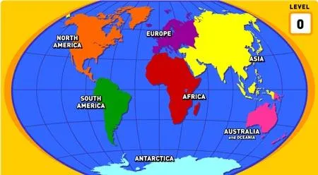 Seis continentes del mundo - Imagui