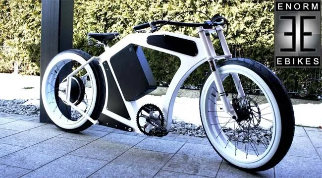 Enorm eBike V3: la moda de las bicicletas chopper eléctricas sigue ...