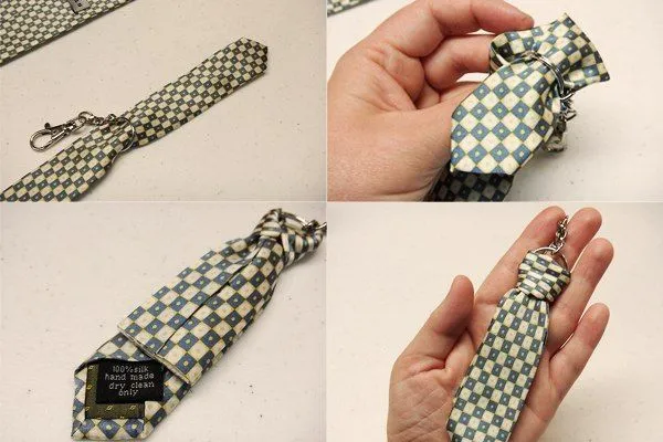 enrHedando: Como hacer un Llavero-Corbata para Hombres ...