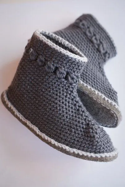 Como hacer Sandalias-Zapatillas en Crochet <sub>Tutoriales</sub ...