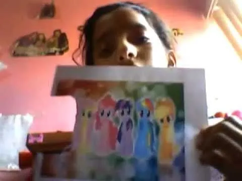 les enseño a hacer sus muñecos de carton my little poni - YouTube