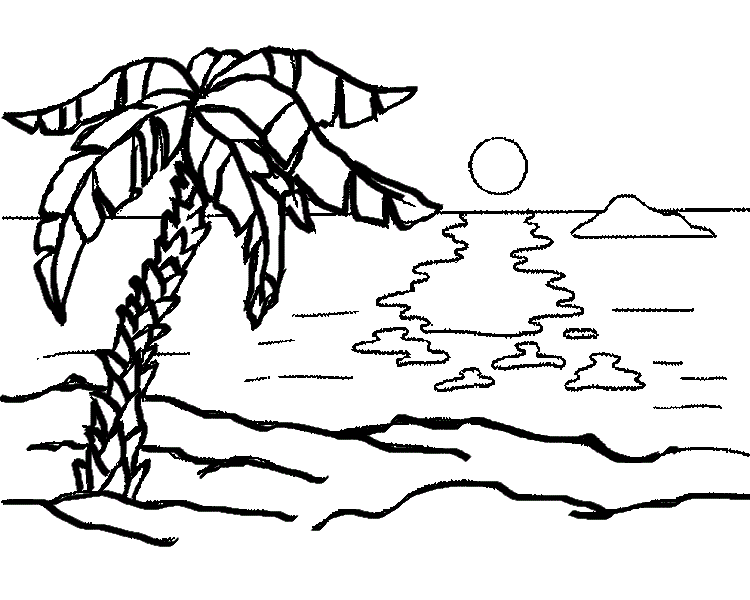 Dibujo de un paisaje de linea - Imagui