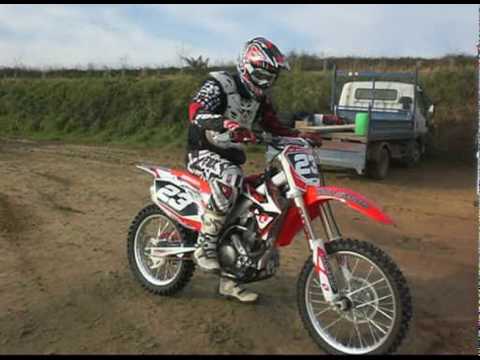 Entrainement Moto cross Guisseny honda crf 250 2010 - YouTube