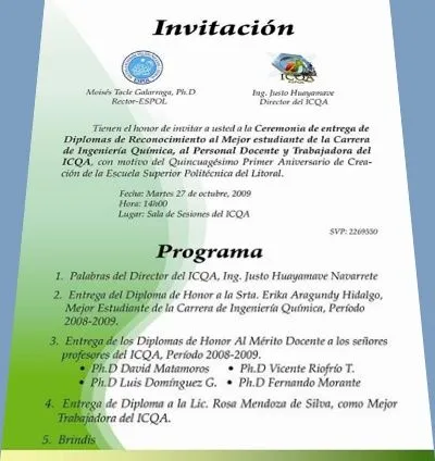 Entrega de Diplomas de Reconocimientos al mejor estudiante de la ... Entrega de Diplomas de Reconocimientos al mejor estudiante de la ...