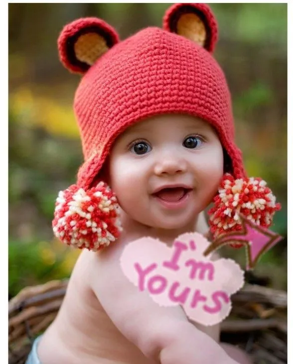 Gorras de bebés de invierno - Imagui