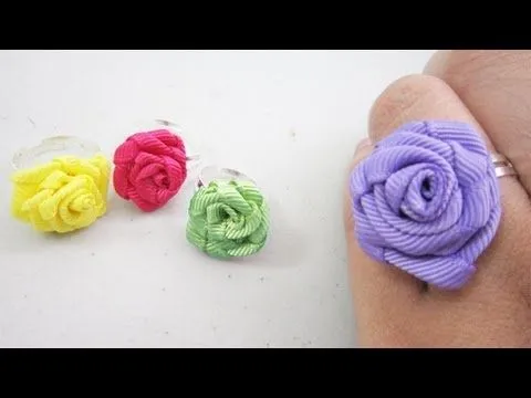 Episodio 594 - Mini Fashion DIY Cómo hacer un anillo de rosas de ...