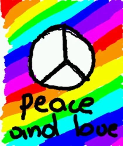 Epoca Hippie: Símbolo de "PEACE AND LOVE