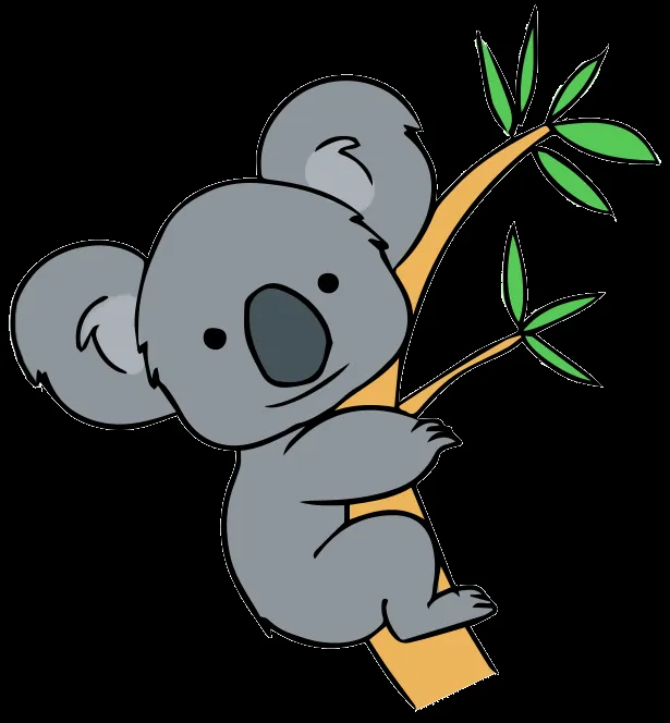 Koala tierno animado - Imagui