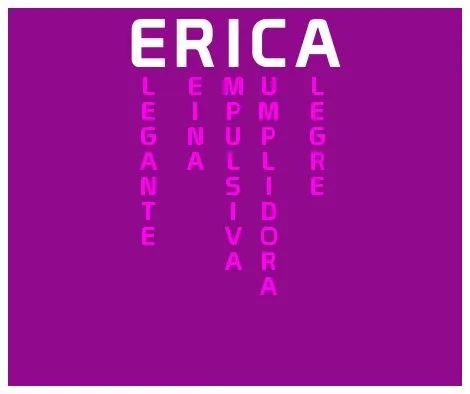 Erica, El significado de tu nombre es... - Resutado ¿Qué ...