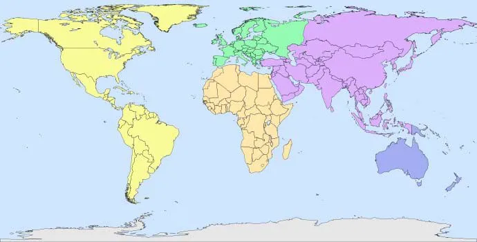 Mapa polític del món - Imagui