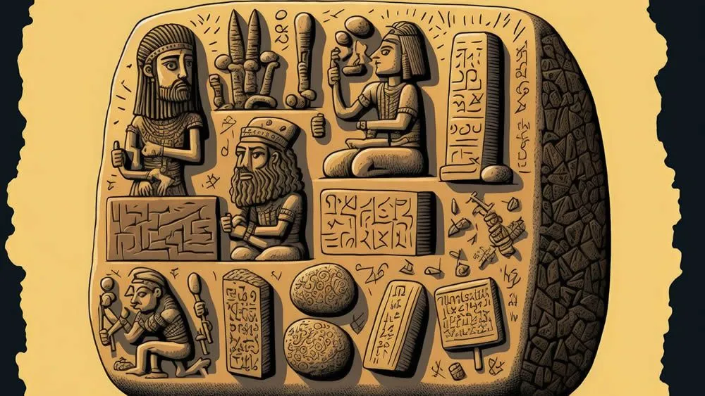 escritura cuneiforme mesopotamia - Juegos infantiles