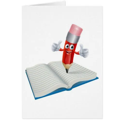 Escritura del hombre del lápiz del dibujo animado felicitaciones ... Escritura del hombre del lápiz del dibujo animado felicitaciones ...