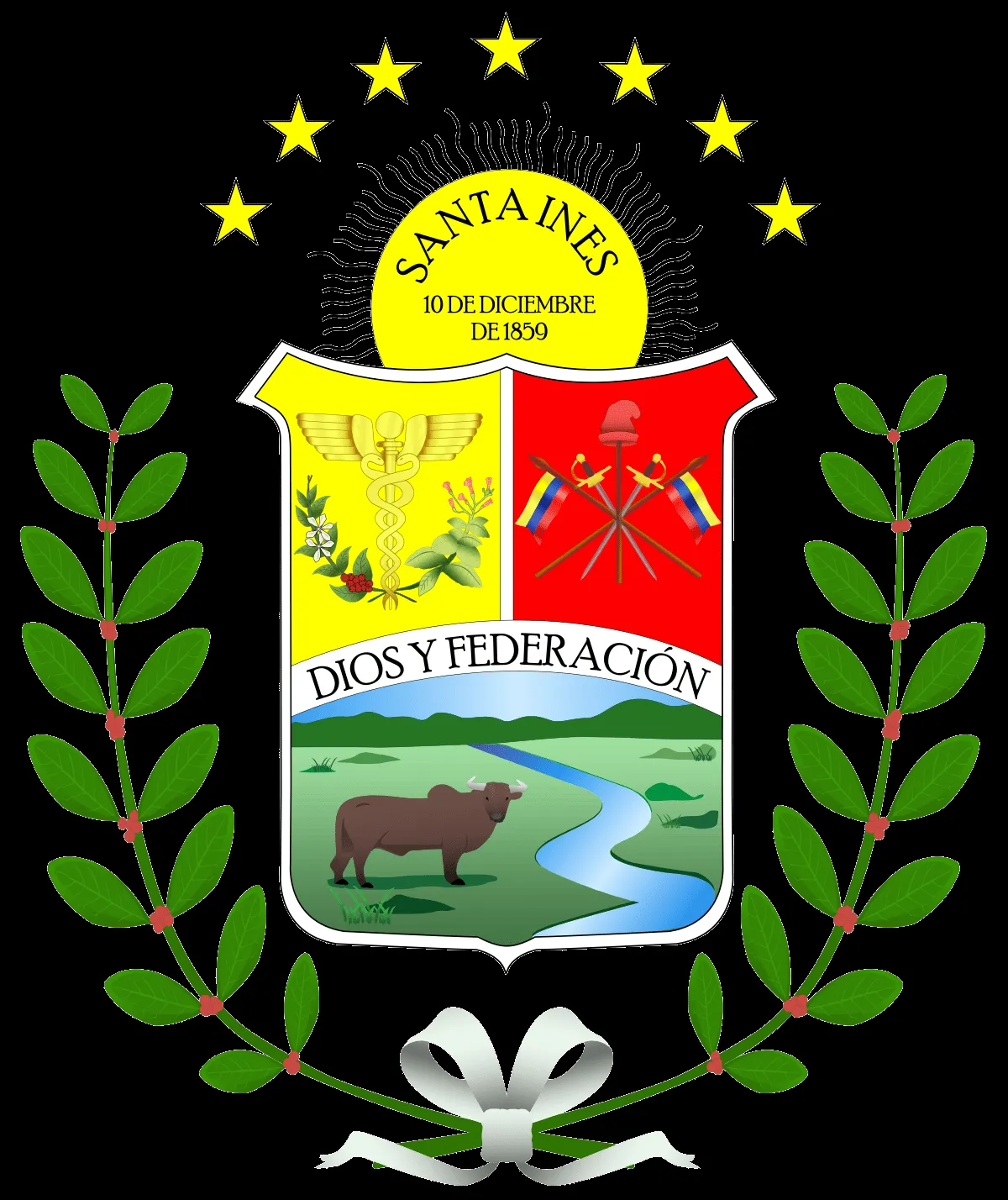 Escudo de armas del estado Barinas - Wikipedia, la enciclopedia libre