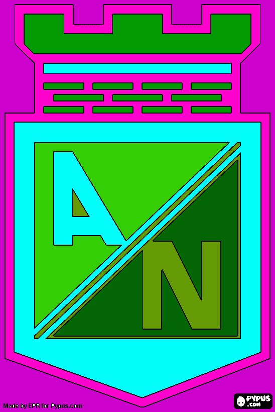 escudo atletico para colorear, escudo atletico para imprimir escudo atletico para colorear, escudo atletico para imprimir