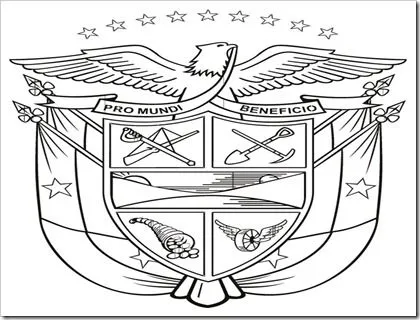 Escudo de colombia dibujo para colorear - Imagui