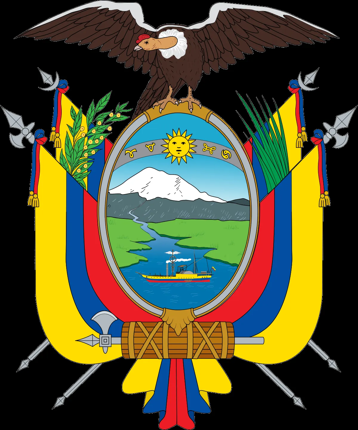 Escudo del Ecuador - Wikipedia, la enciclopedia libre