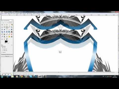 Como hacer un escudo con Gimp - YouTube