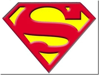 Logotipo de superman para colorear - Imagui