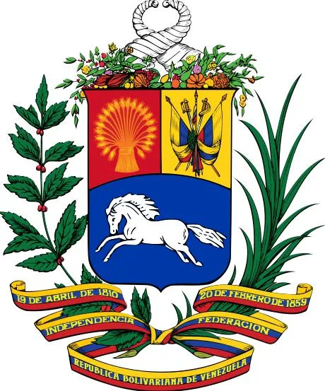 Escudo de venezuela actualizado para colorear - Imagui