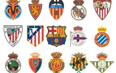 Todos los escudos de los equipos de fútbol de España - Mil Recursos