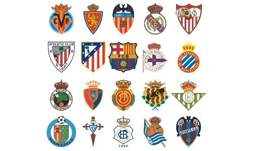 Todos los escudos de los equipos de fútbol de España - Mil Recursos