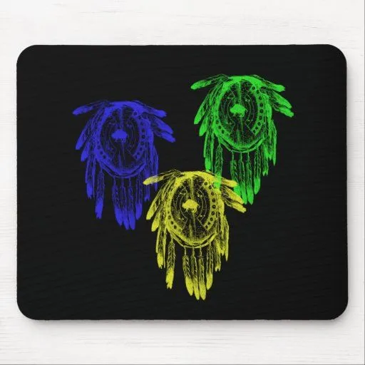 3 escudos tribales de la guerra del nativo america tapete de ...