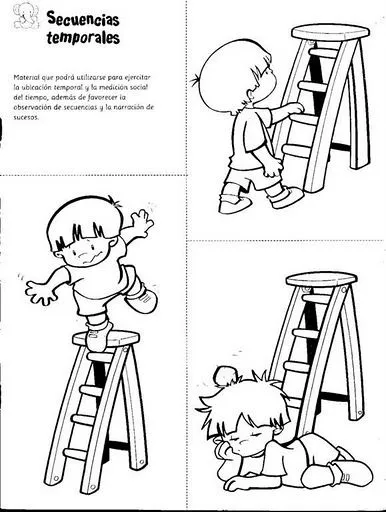 Mi Escuela Divertida: Secuencias Temporales para Colorearsew Mi Escuela Divertida: Secuencias Temporales para Colorearsew