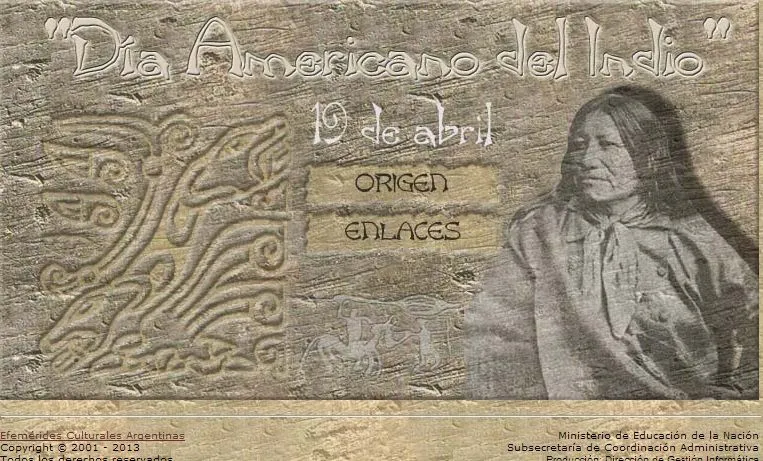 ESCUELA DOMICILIARIA Nº 2: Día Americano del Indio