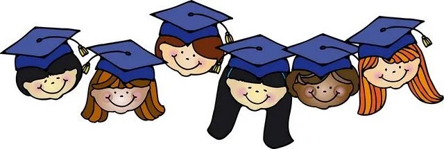 Dibujos para colorear de graduaciónes infantiles vestidos con toga ...