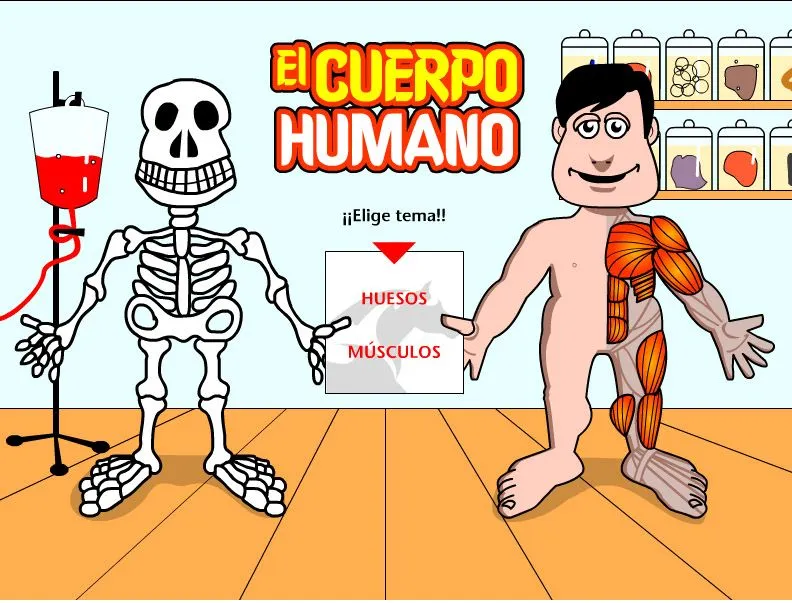 Escuela Práctica - Enlaces: El juego del Cuerpo humano: Huesos y ... Escuela Práctica - Enlaces: El juego del Cuerpo humano: Huesos y ...