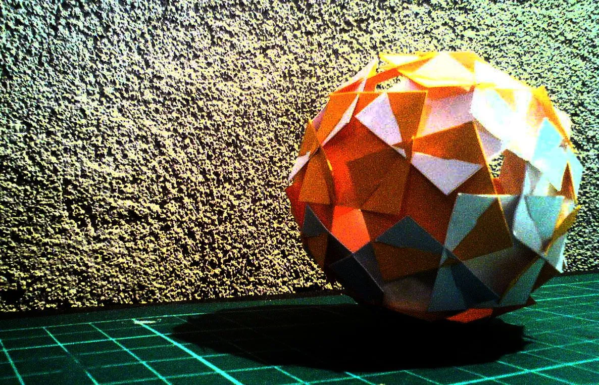 esfera de papel | De Greta Para Mundos