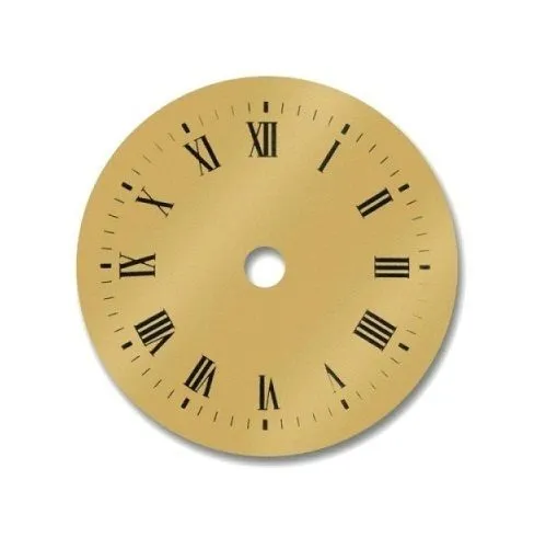Esfera de reloj dorada 80 mm - MANUALIDADES TRASGU