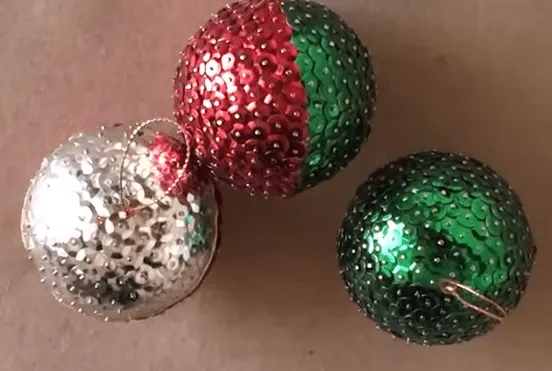 Esferas o bolas de navidad para el Árbol con lentejuelas ...