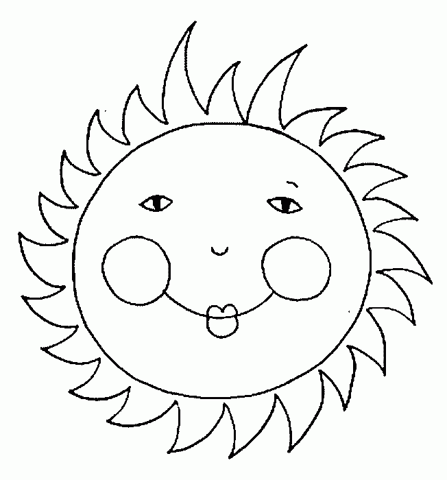 Espaço Educar desenhos para colorir : Desenhos de sol para pintar ...