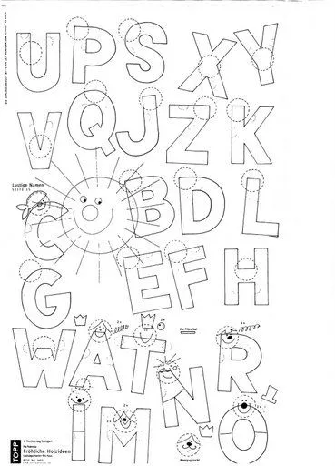 ESPAÇO EDUCAR: Moldes de alfabetos e letras para quem trabalha com ...