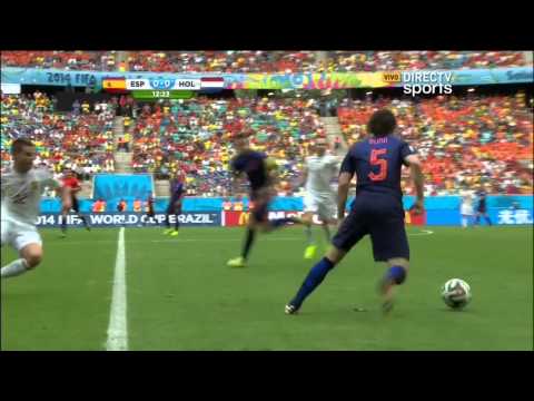 España vs Holanda Primer Tiempo Mundial 2014 DirecTV Sports HD ...