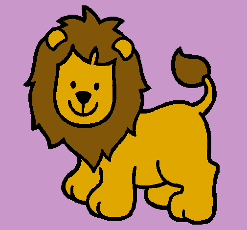Dibujos de leones pintados - Imagui